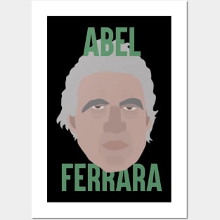 Abel Ferrara Head Posters and Art